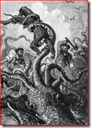 Octopus attacks the Nautilus