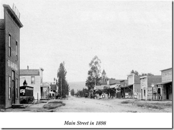 El Cajon Main Street in 1898