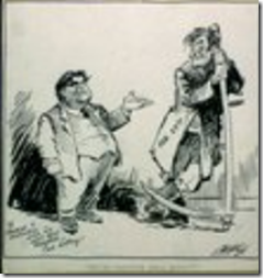 John L. Lewis asks Father Time for overtime card on Leap Day. John L. Lewis asks Father Time for overtime card on Leap Day.